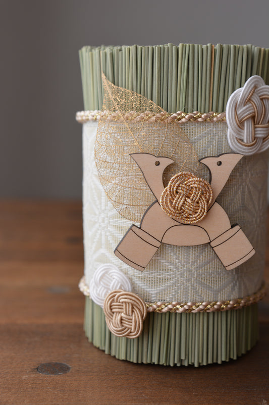 【4/22まで】い草の兜守り(ホワイト)