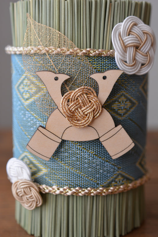 【4/22まで】い草の兜守り(ブルー)