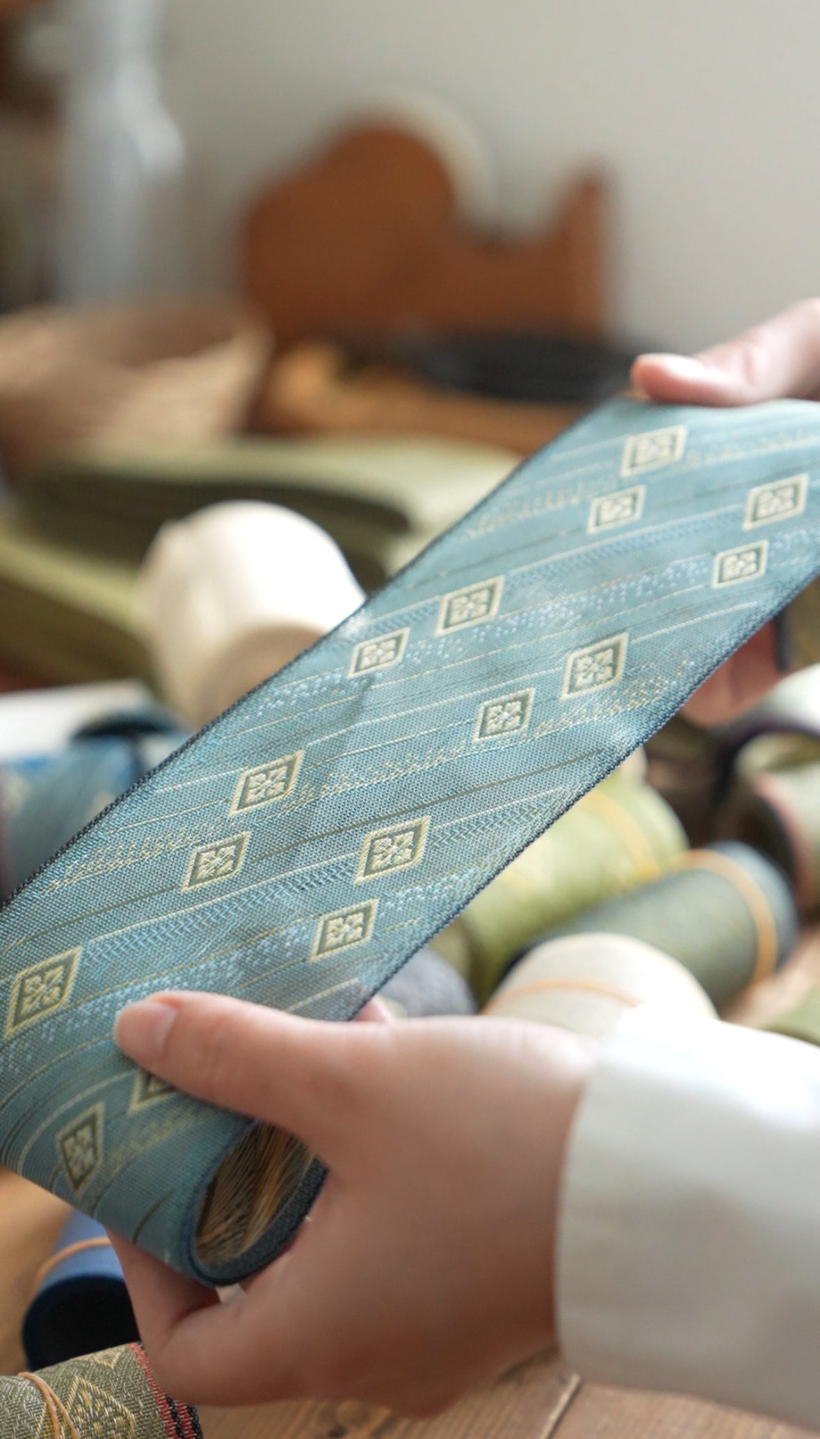 【４/22まで】い草の兜守り（ブルー）