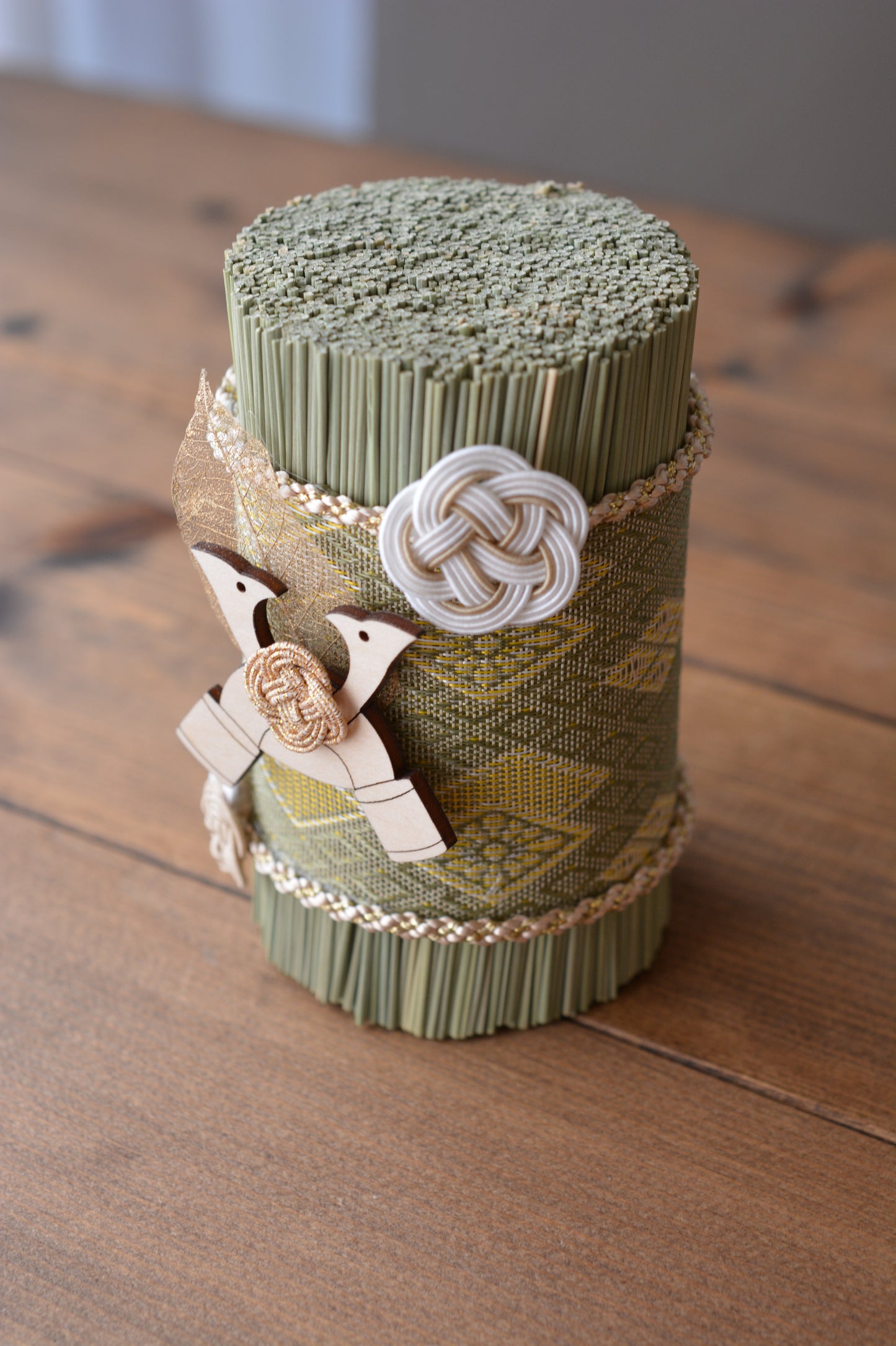 【4/22まで】い草の兜守り（グリーン）