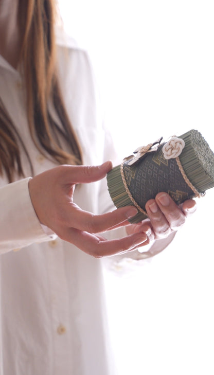 【4/22まで】い草の兜守り（ブラック）