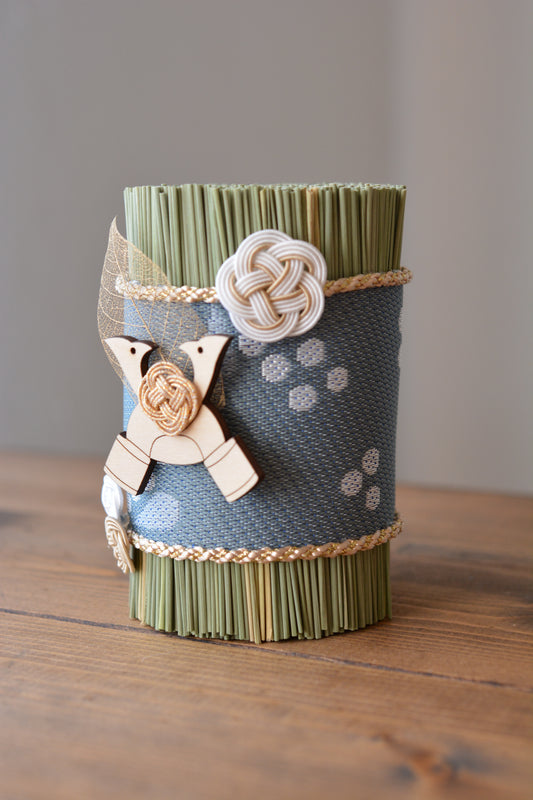 【4/22まで】い草の兜守り（スズランブルー）