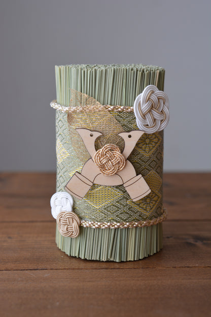 【4/22まで】い草の兜守り（グリーン）