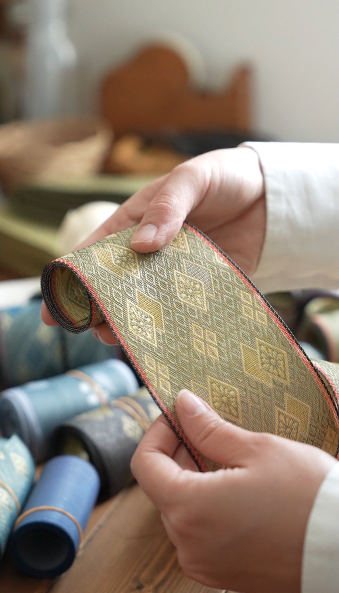 【4/22まで】い草の兜守り（グリーン）