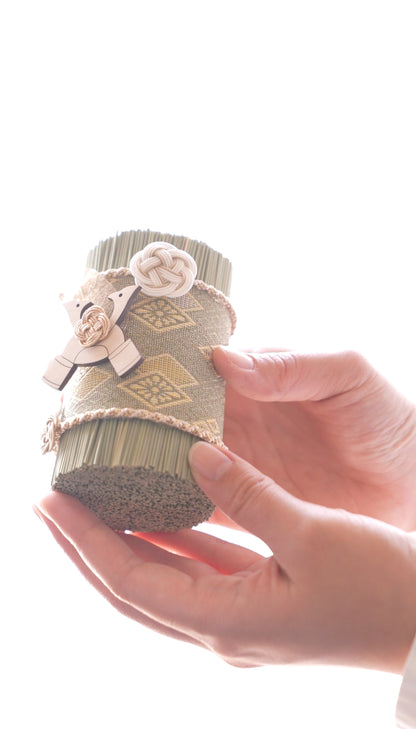 【4/22まで】い草の兜守り（グリーン）